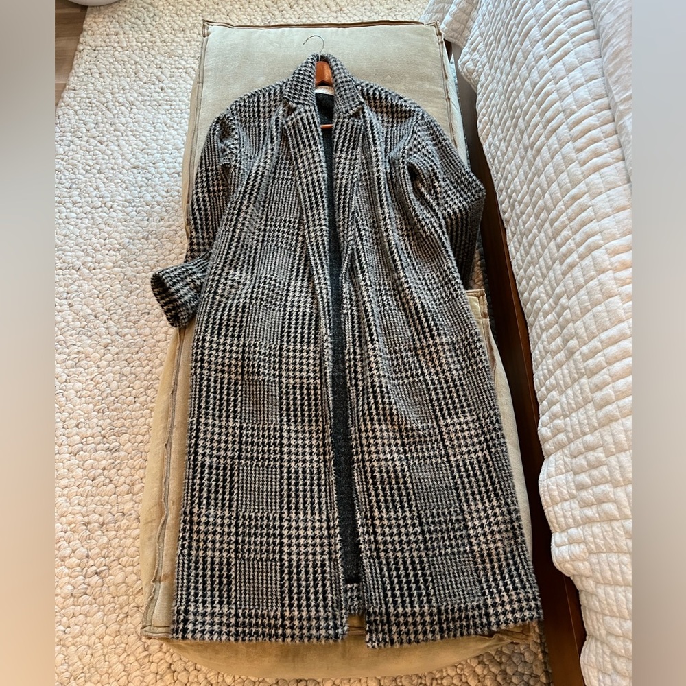 Z  Supply Mason Houndstooth Coat XS - like new condition